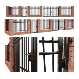 Iron fence set classic